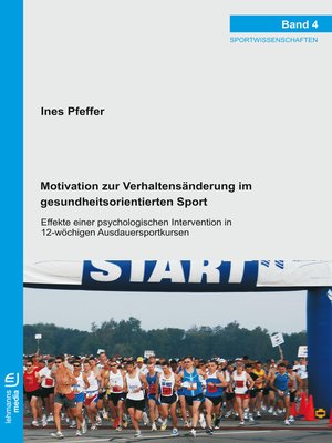 cover image of Motivation zur Verhaltensänderung im gesundheitsorientierten Sport
